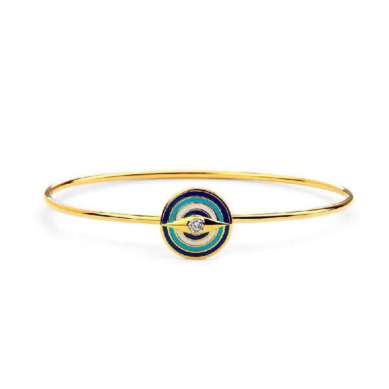 Chakra Evil Eye Enamel Bracelet