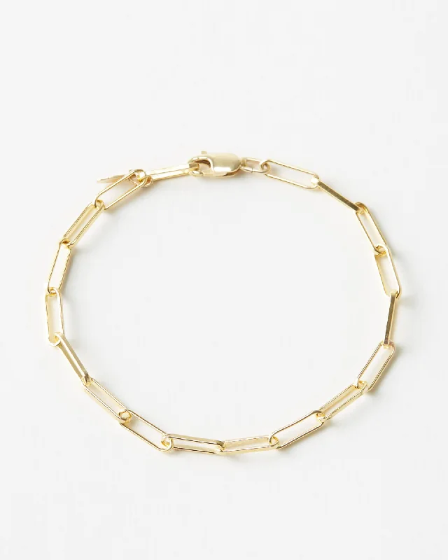 Bold Paperclip Chain Bracelet