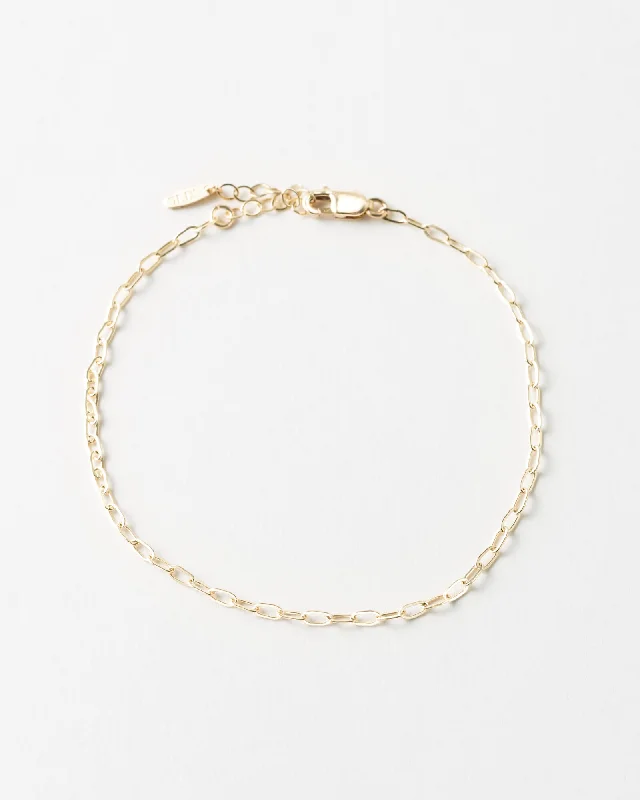 Mini Paperclip Chain Bracelet