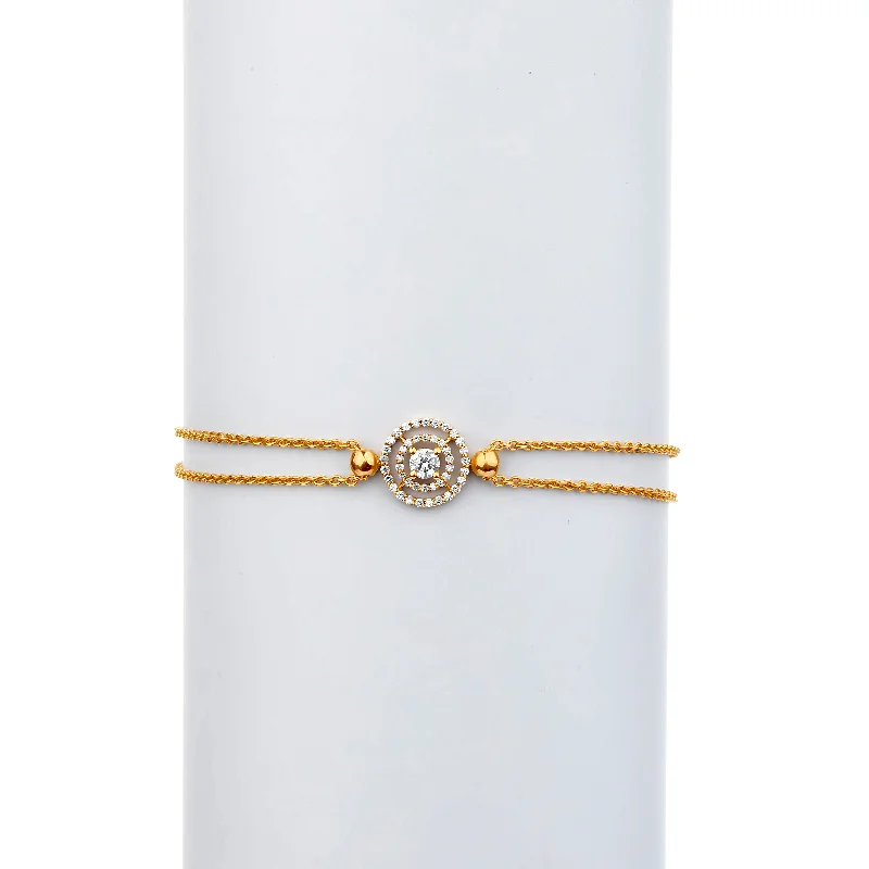 Orbit Diamond Tennis Bracelet in 18Karat Gold