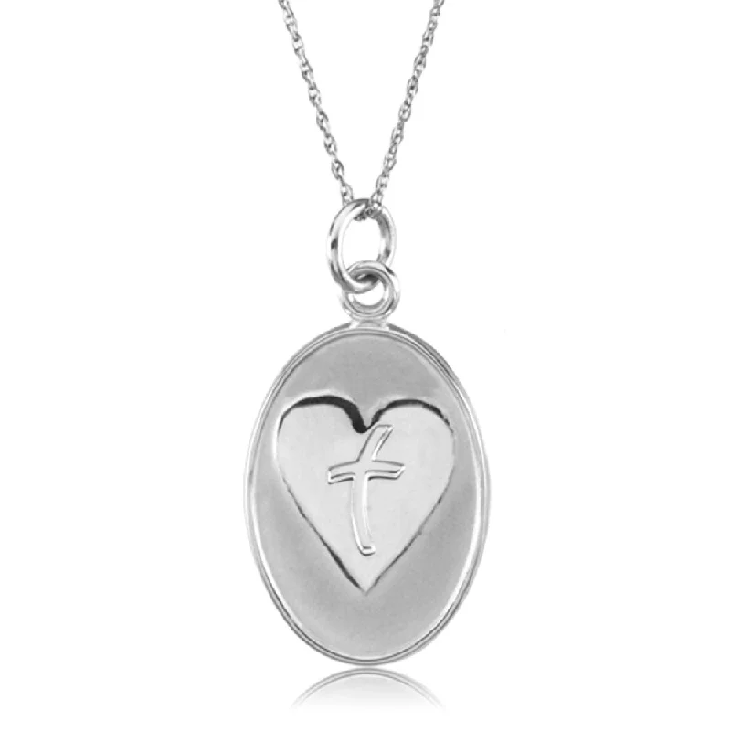 Loss of Father Memorial Necklace in Sterling Silver