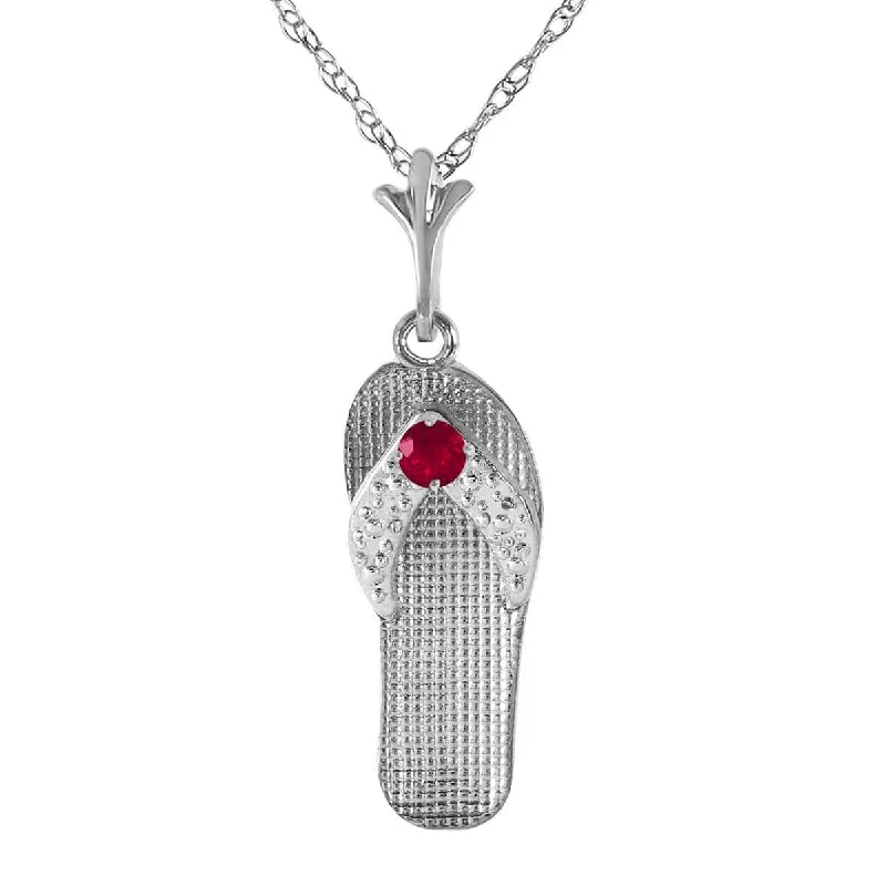 0.02 Carat 14K Solid White Gold Shoes Necklace Natural Diamond