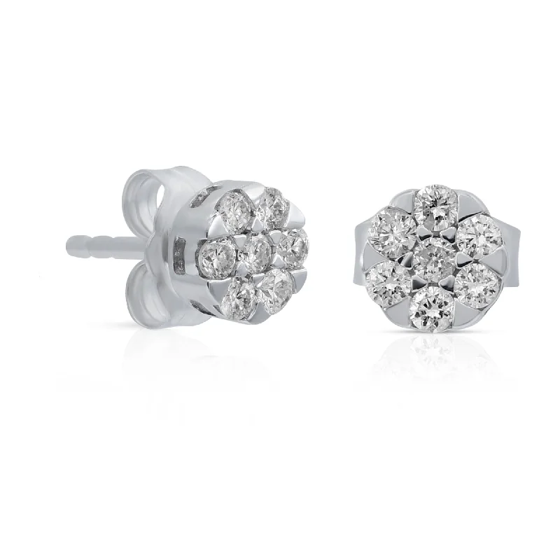 0.24ct Diamond Earrings set in 14KT White Gold / FER1179E