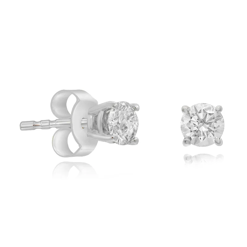 0.64ct Diamond Earrings set in 14KT White Gold / ERST158