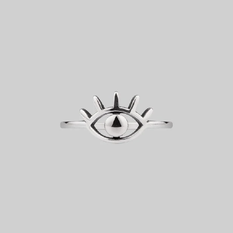 All Seeing Eye Ring - Silver