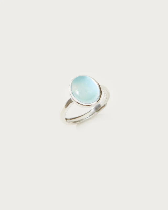 Aquamarine Ring in Silver