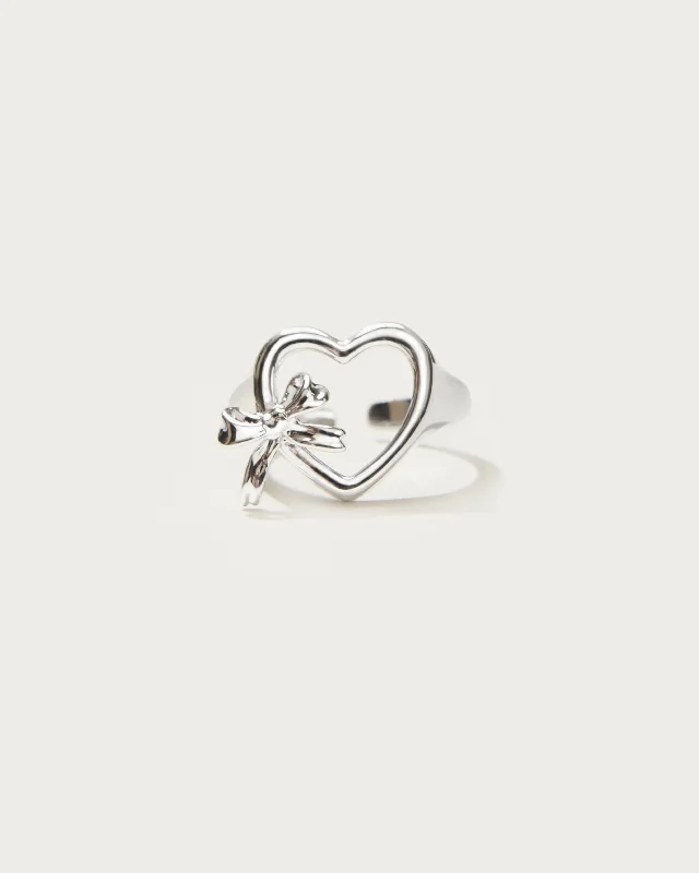 Bowtie Heart Ring