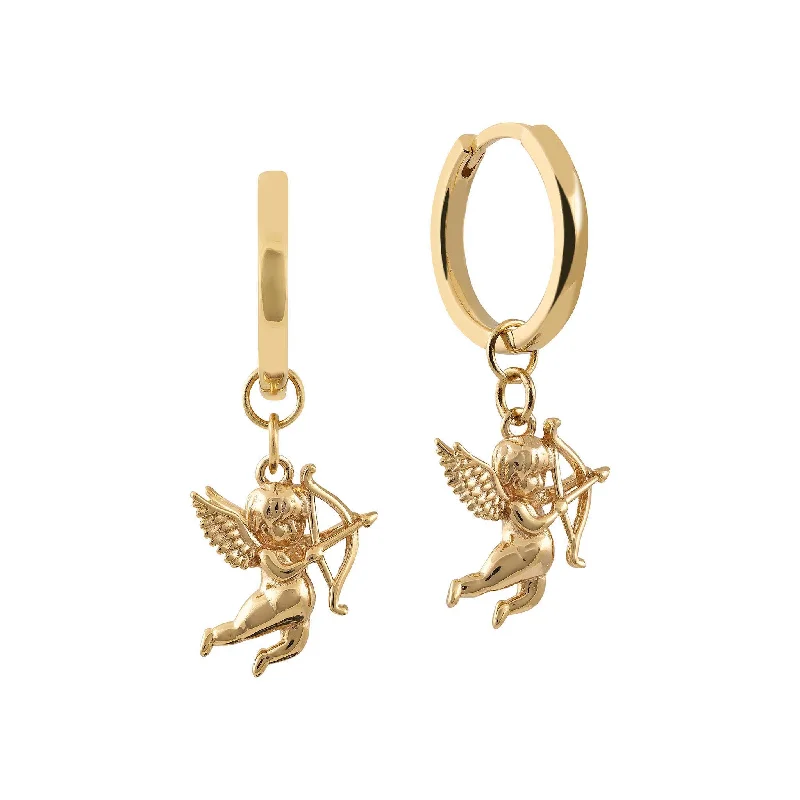 Cherub Charm Bar Hoops