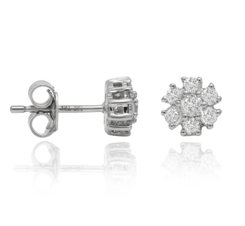 0.50ct Diamond Earrings set in 14KT White Gold / FER3338A1