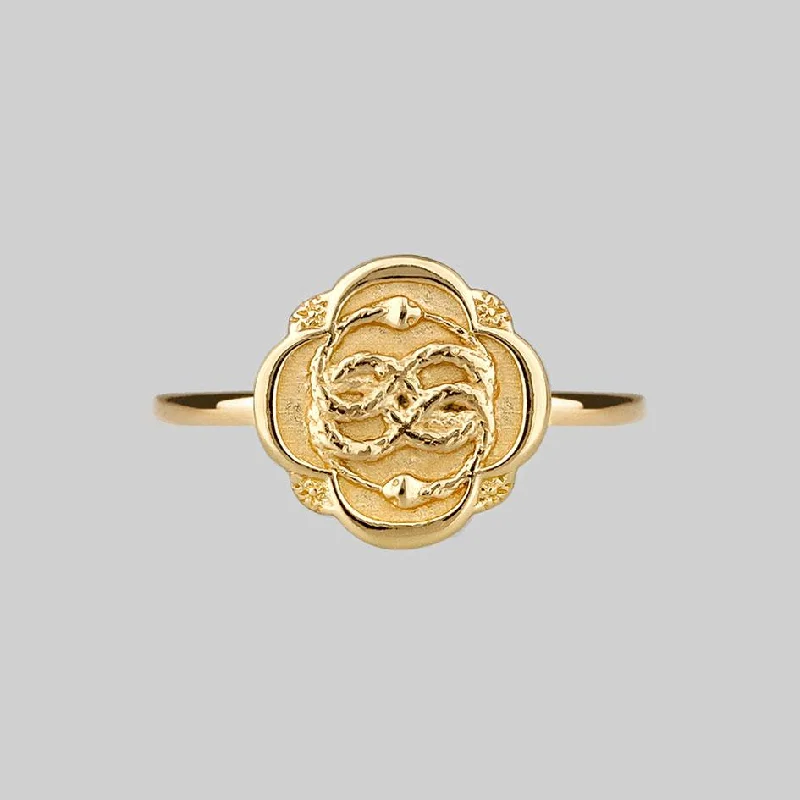 OUROBOROS. Infinite Snake Gold Ring