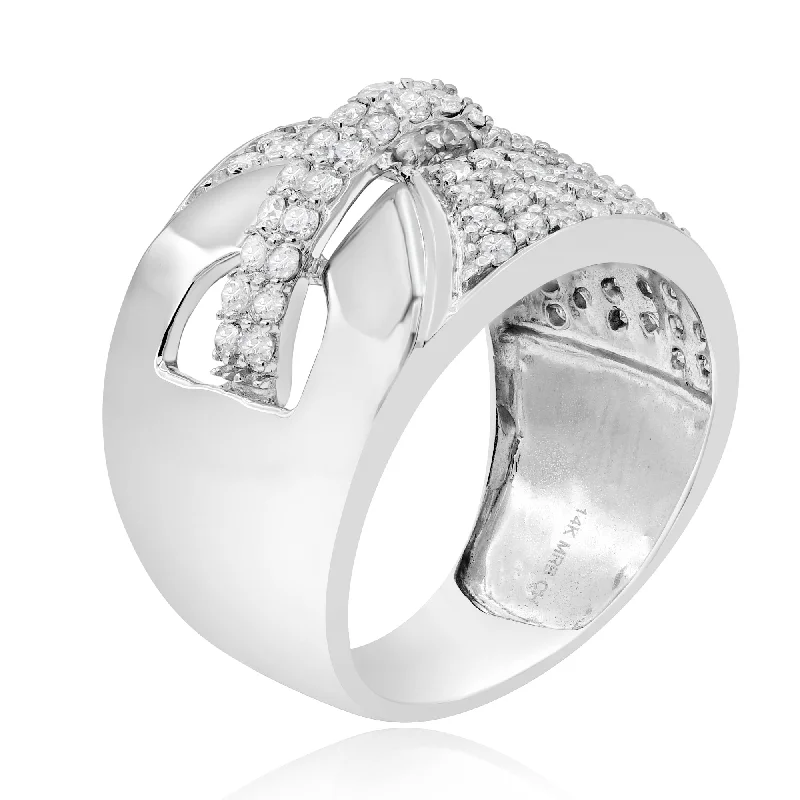 1.65ct Diamond Ring set in 14KT White Gold / AL13C