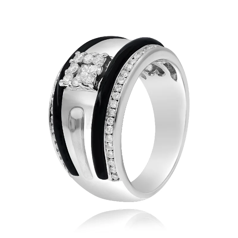 0.85ct Diamond Ring set in 14KT White Gold / R3452