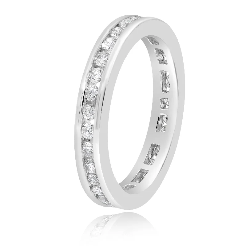 1.02ct Diamond Ring set in  14KT White Gold / R6997C