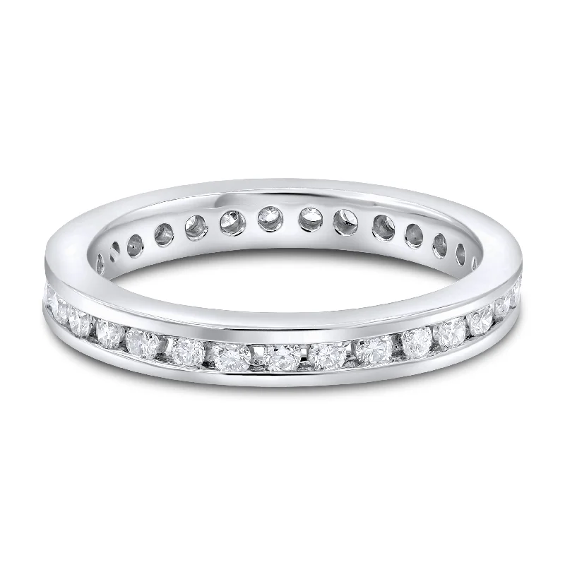 0.60ct Diamond Ring set in 14KT White Gold / R7025B