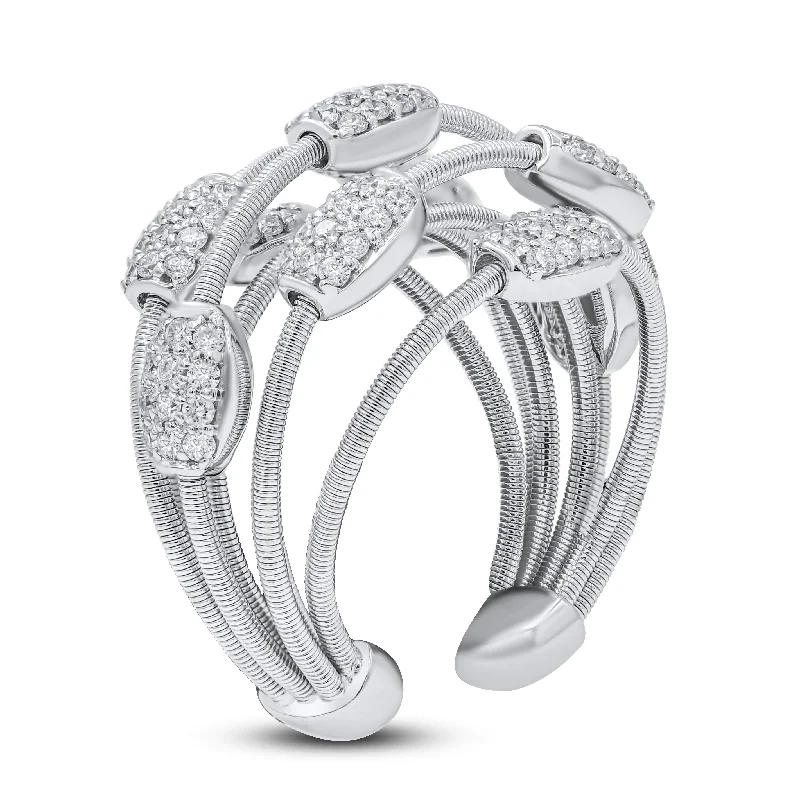 1.00ct Diamond Ring set in 18KT White Gold / RD682