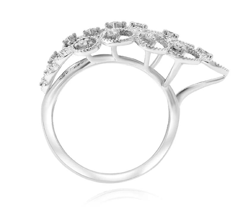 0.60ct Diamond Ring set in 18KT White Gold / RI472