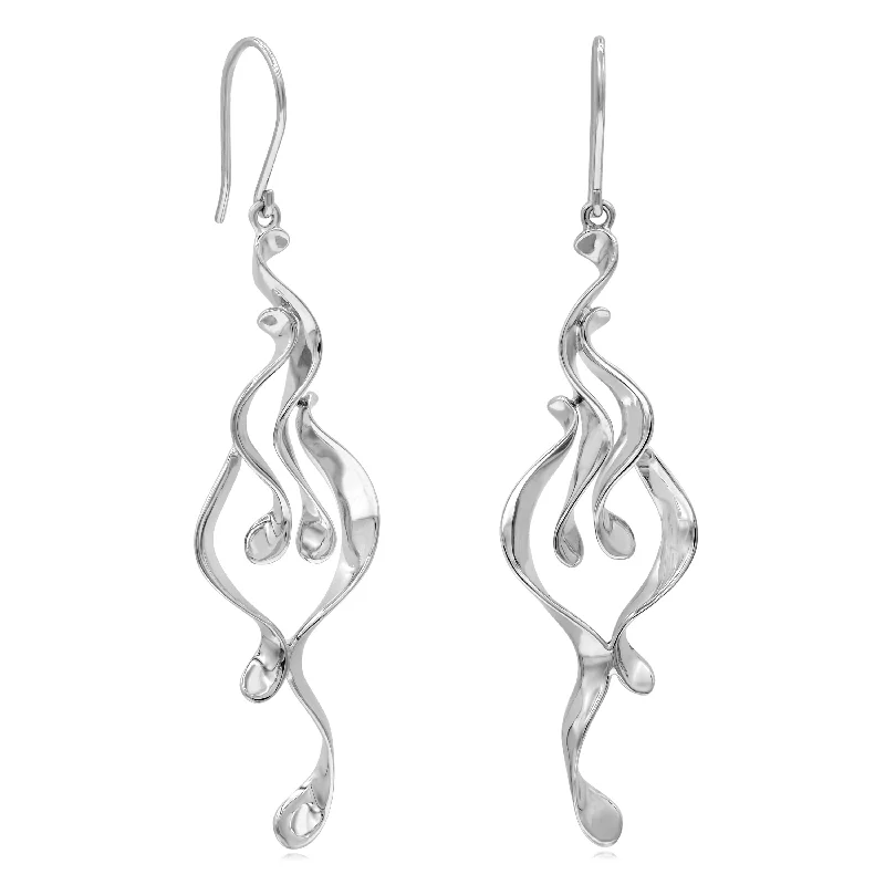 S42477 silver earrings