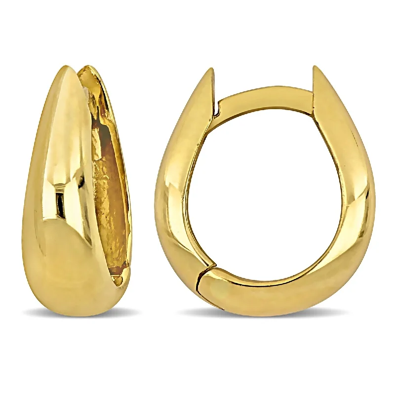 Miadora 4.55mm Baby Huggie Earrings 18k Yellow Gold